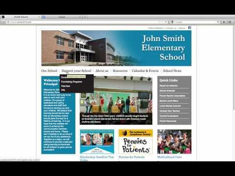 Getting Started: An introduction to the school web template