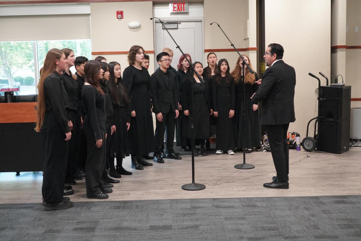 C.K. McClatchy Chamber Choir, under the direction of Jorge Munoz