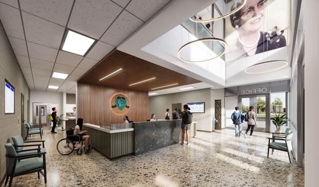 Rendering of new Fern Bacon Middle School