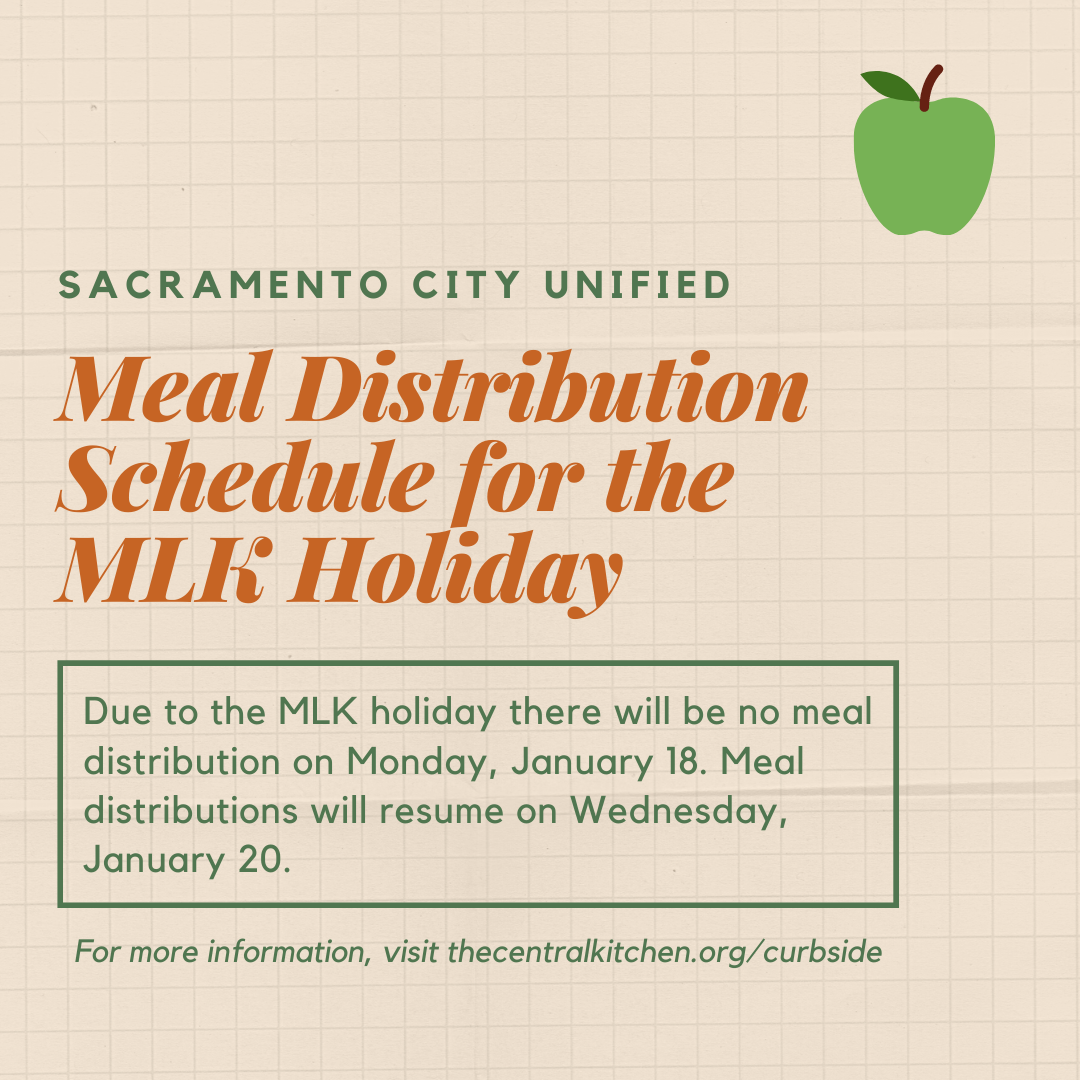 Meal Distribution Schedule For The Mlk Holiday Sacramento City Unified School District United states edition with federal holidays. meal distribution schedule for the mlk