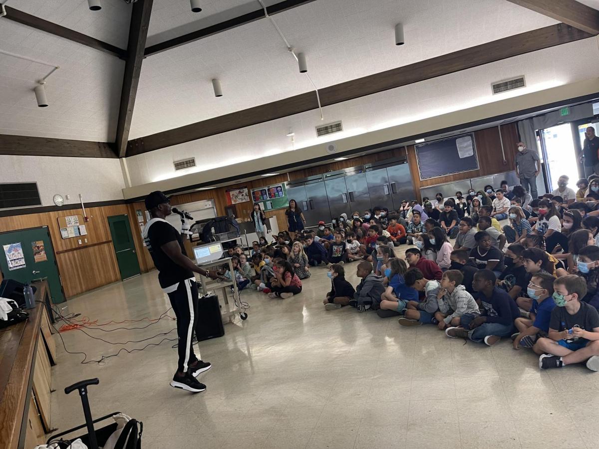 Motivational Speaker at Bret Harte Elementary