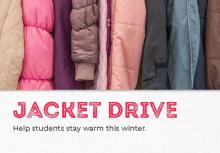 JACKET DRIVE Help students stay warm this winter. Bring your new or gently used coats for elementary through high schoolers to: Serna Center (5735 47th Ave.) October 25-November 17. Sacramento City UNIFIED SCHOOL DISTRICT
