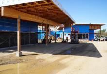 campus construction at Nicholas Elementary
