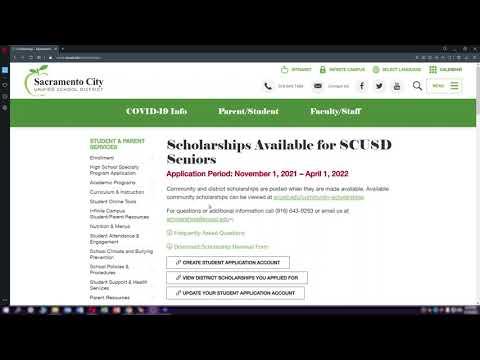 Scholarships Available for SCUSD Students